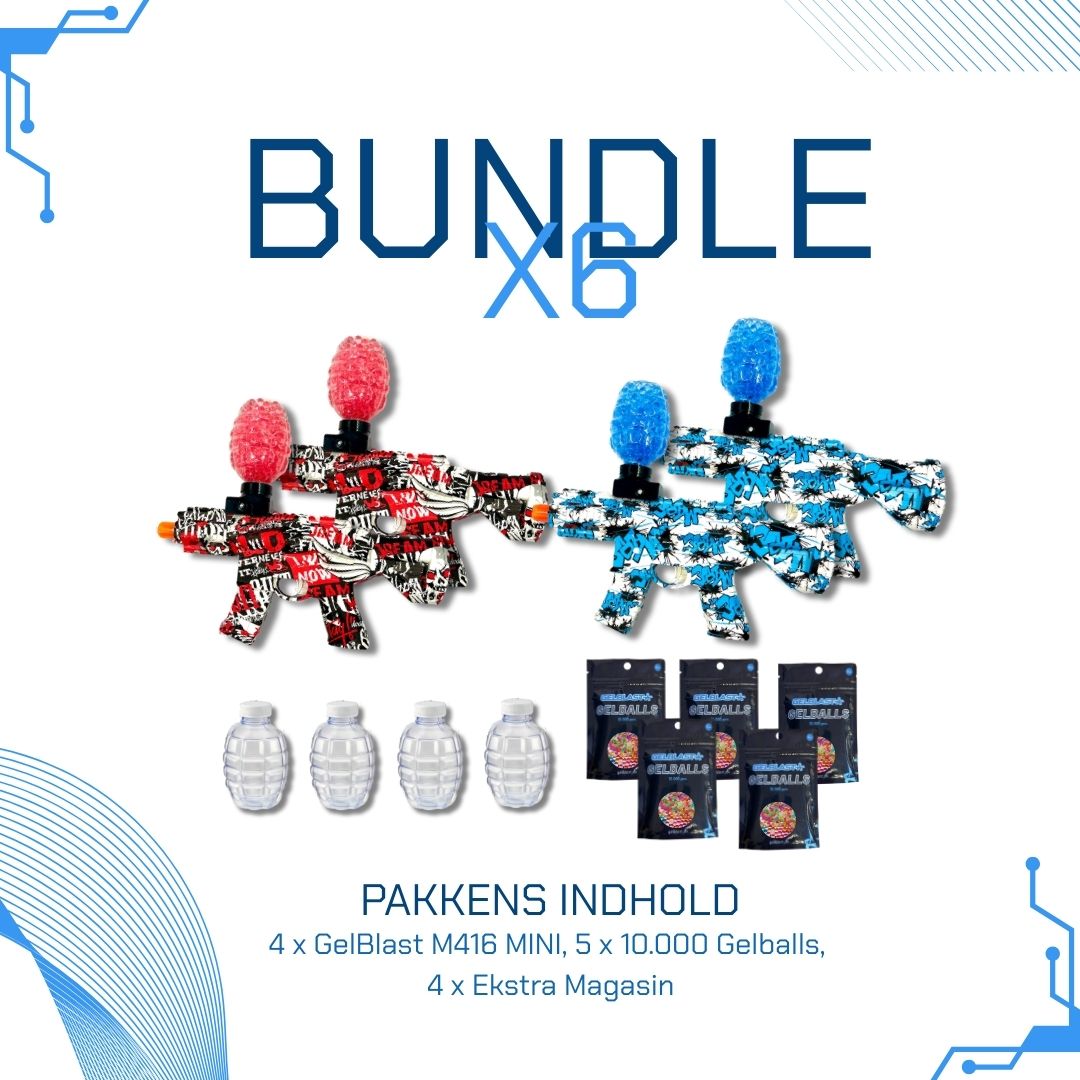 Bundle X6 - GelBlast M416 MINI - BIG PACKET