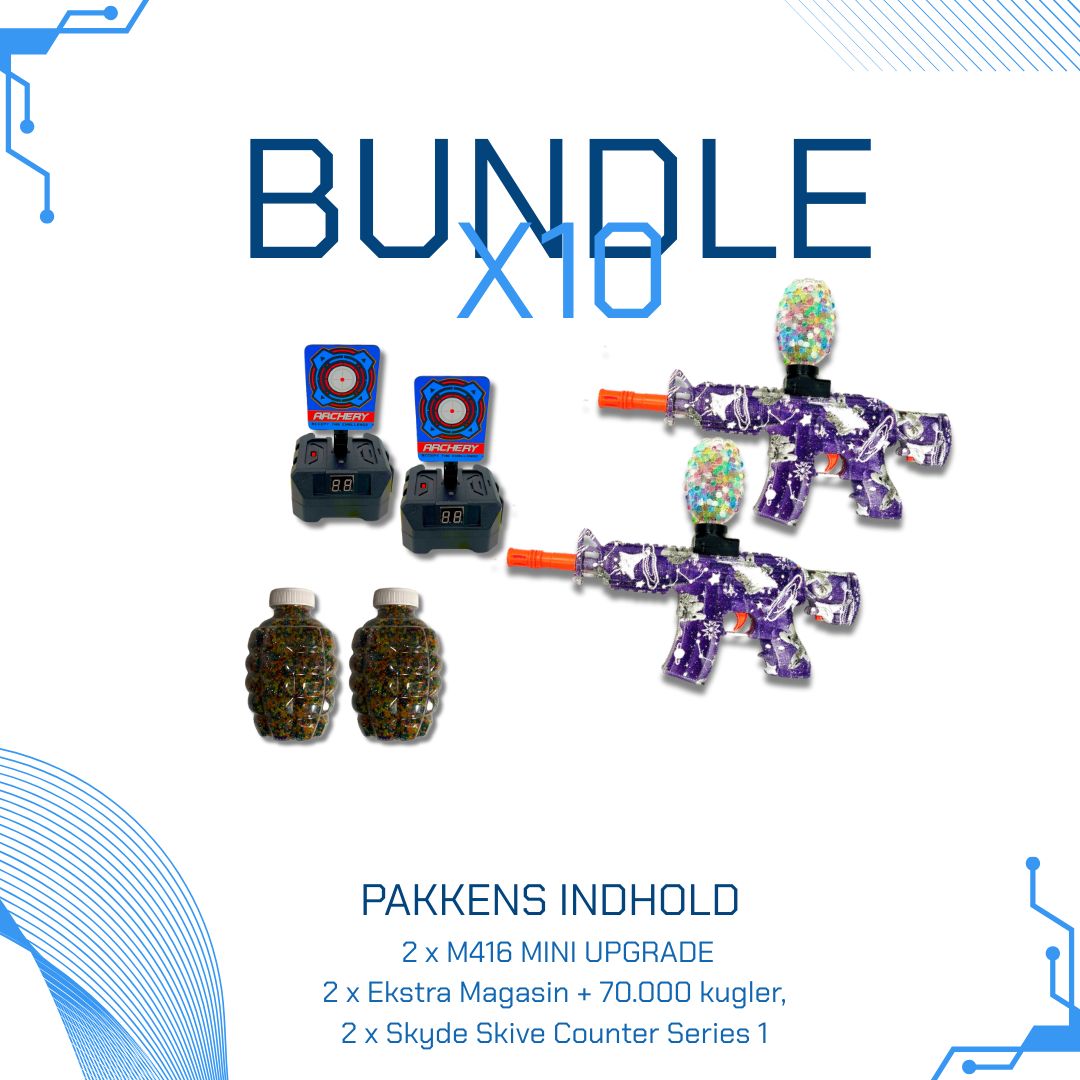 Bundle X10 - GelBlast M416 Mini Upgrade