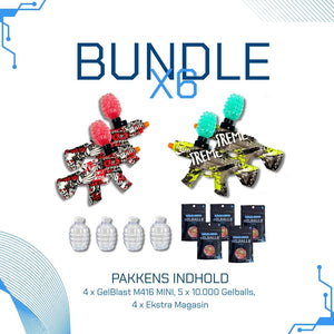 Bundle X6 - GelBlast M416 MINI - BIG PACKET