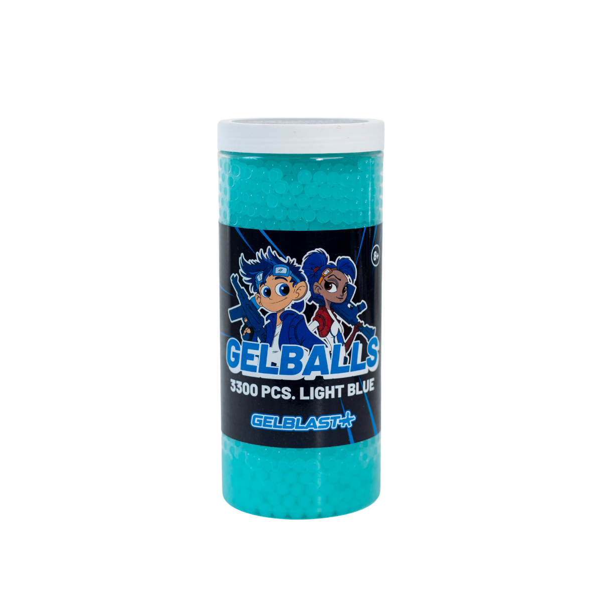 GelBalls 3.300 stk. - Light Blue +8
