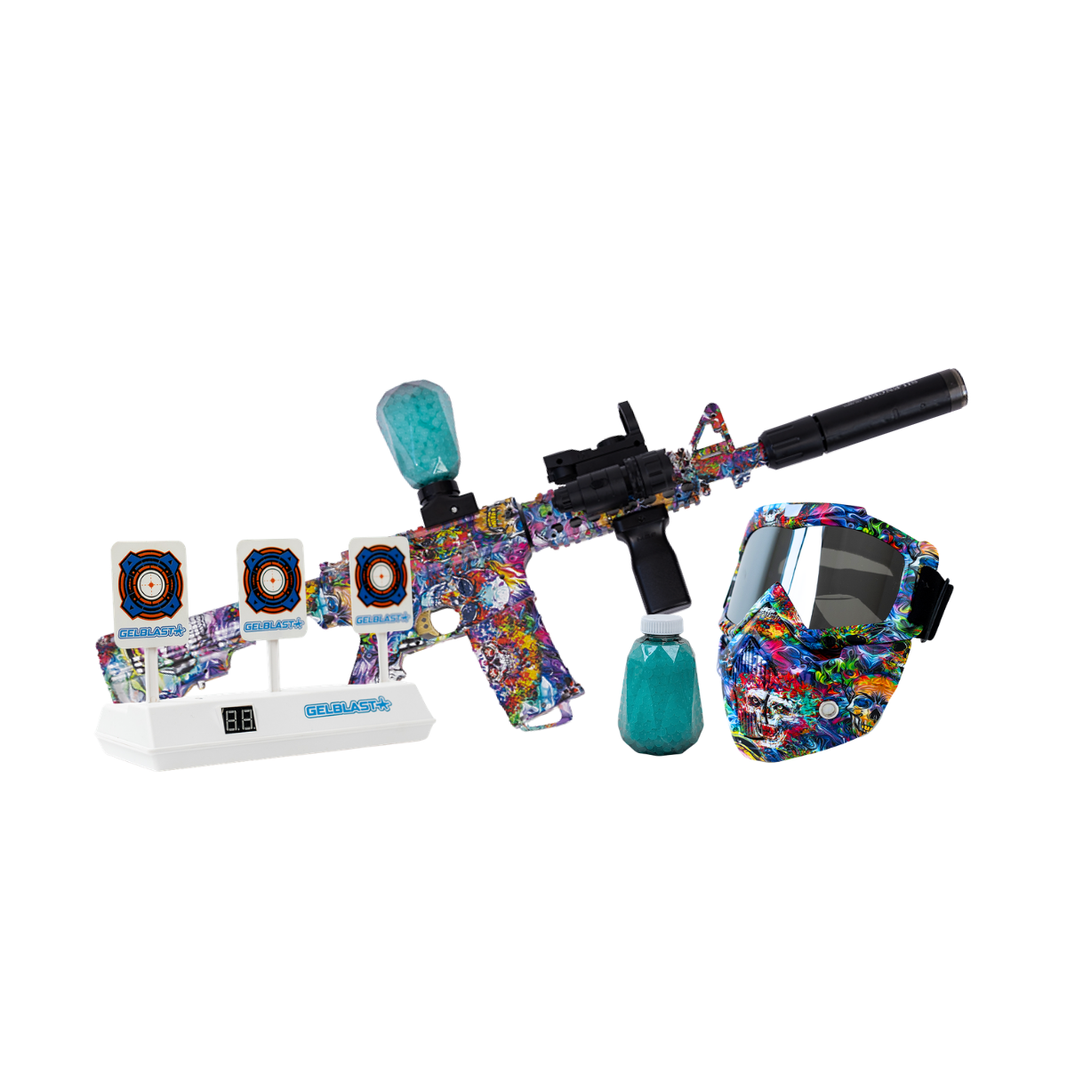 GelBlast M4A1-LIGHTSTORM - Purple Devils +8