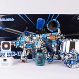 GelBlast Strike-Ump - Blue Frozen +8