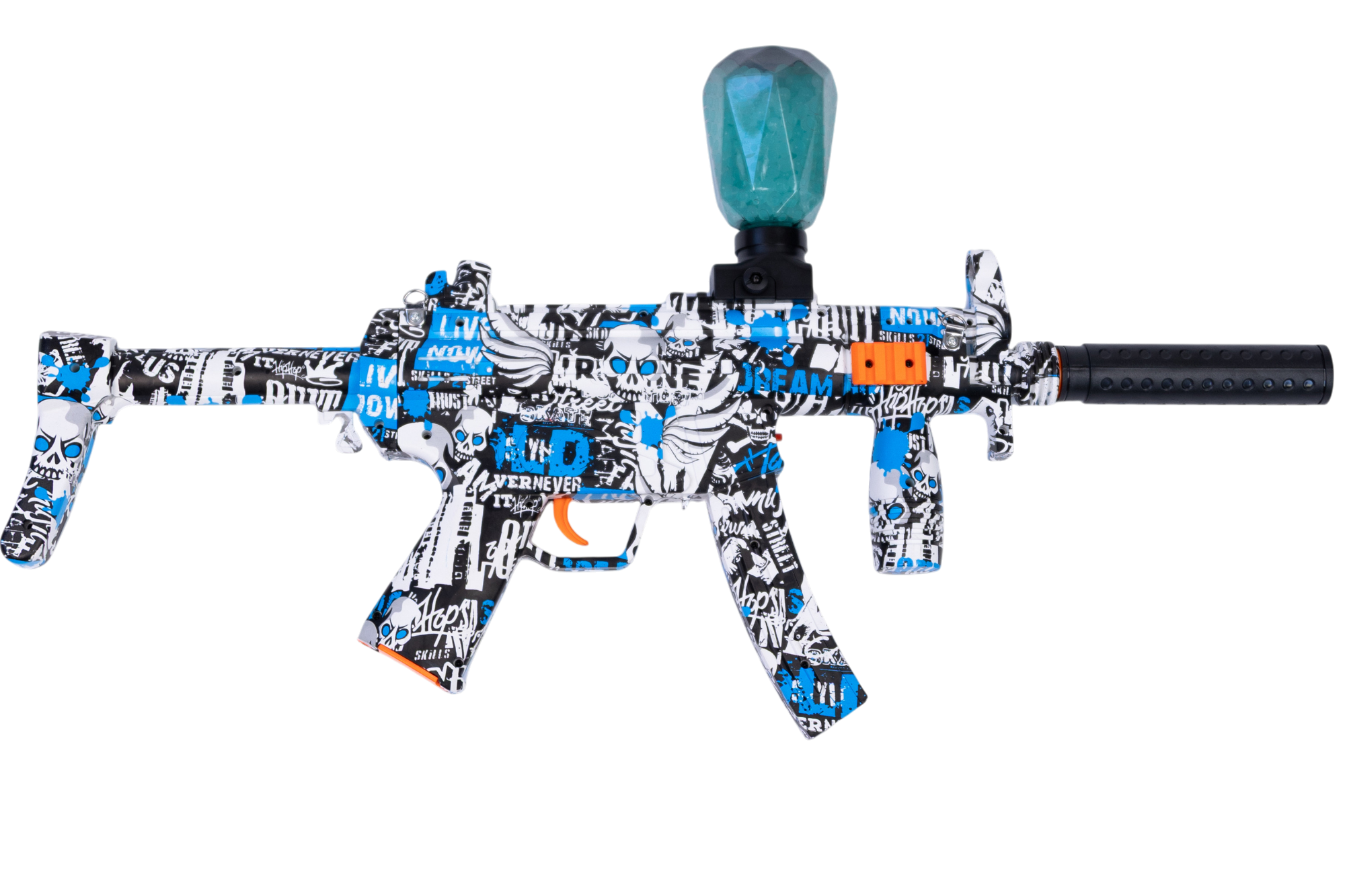 GelBlast Strike-Ump - Blue Frozen +8