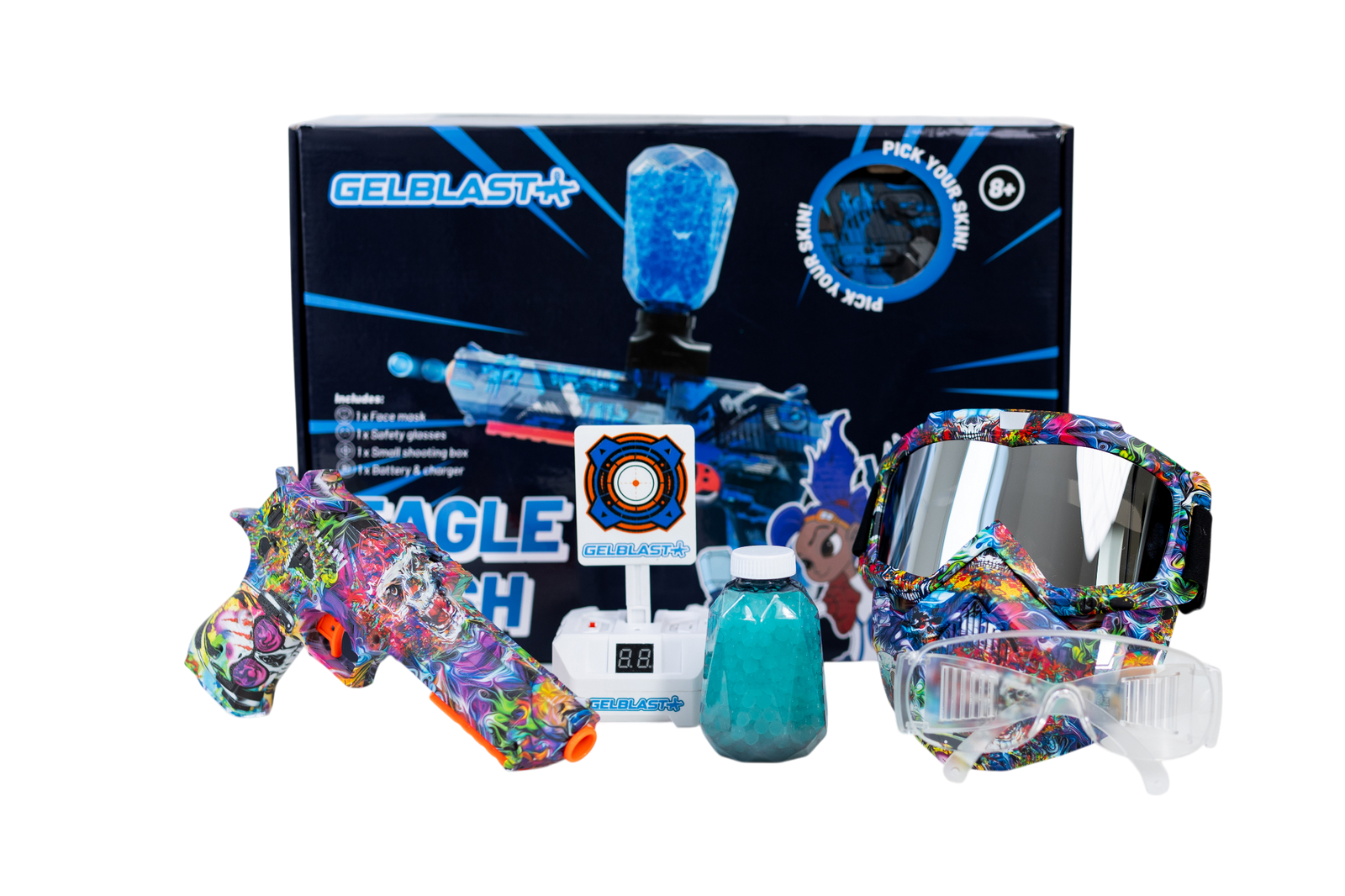 GelBlast Eagle Rucsh - Purple Devils