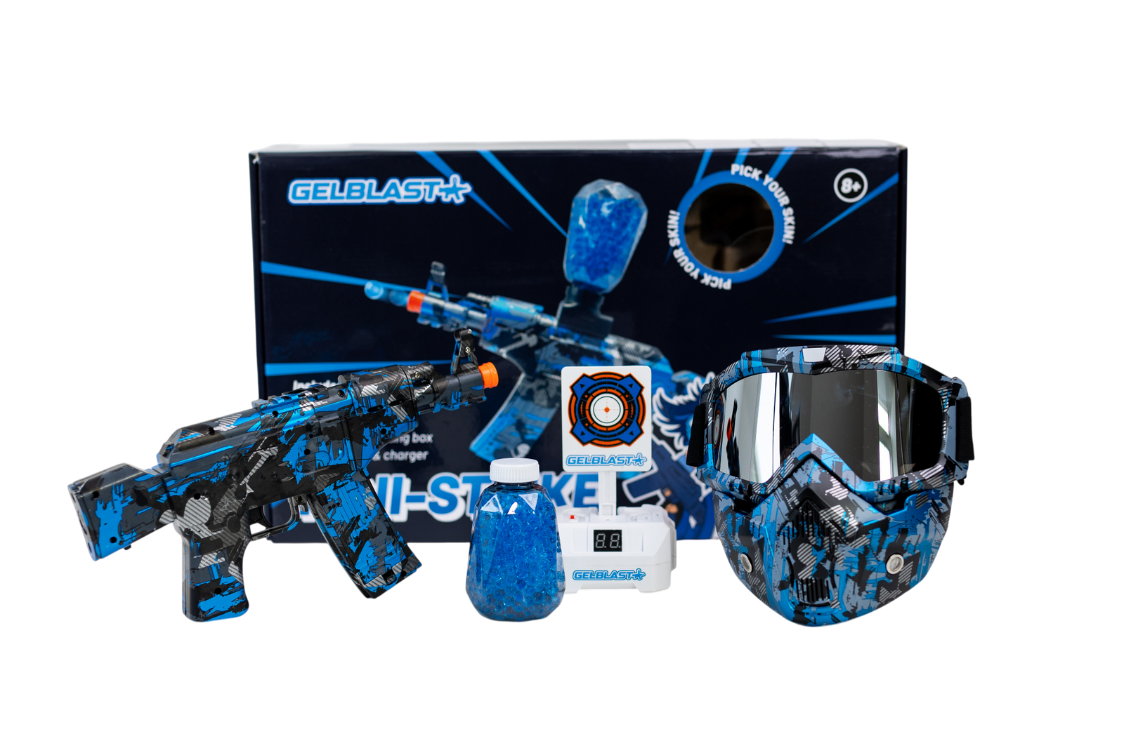 GelBlast Mini Strike - Silver Military